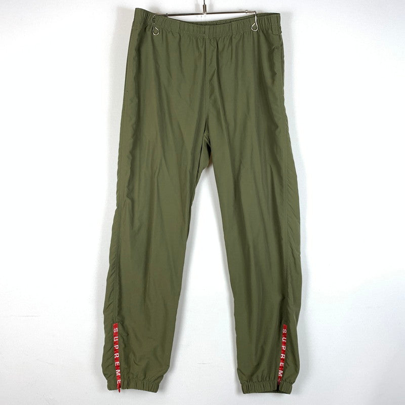 【中古品】【メンズ】 Supreme シュプリーム WARM UP PANT ウォームアップ パンツ ボトムス ナイロンパンツ 149-260524-ko-05-fuzh サイズ：L カラー：カーキ 万代Net店