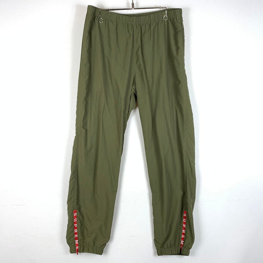 【中古品】【メンズ】 Supreme シュプリーム WARM UP PANT ウォームアップ パンツ ボトムス ナイロンパンツ 149-260524-ko-05-fuzh サイズ：L カラー：カーキ 万代Net店
