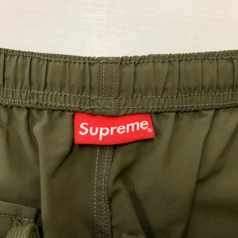 【中古品】【メンズ】 Supreme シュプリーム WARM UP PANT ウォームアップ パンツ ボトムス ナイロンパンツ 149-260524-ko-05-fuzh サイズ：L カラー：カーキ 万代Net店