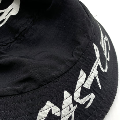 【中古品】【メンズ】 CROOKS&CASTLES クルックスアンドキャッスルズ × FUTURA フューチュラ 別注コラボ REVERSIBLE BUCKET HAT リバーシブル バケットハット 帽子 185-260730-yo-15-tei サイズ：不明 カラー：ブラック 万代Net店
