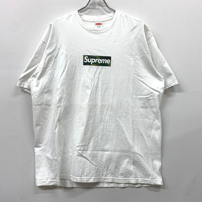 【中古品】【メンズ】 Supreme シュプリーム BOXLOGO S/S TEE CAMO ボックス ロゴ ショートスリーブ Tシャツ カモ トップス 半袖 149-260524-ko-01-tei サイズ：XL カラー：ホワイト 万代Net店
