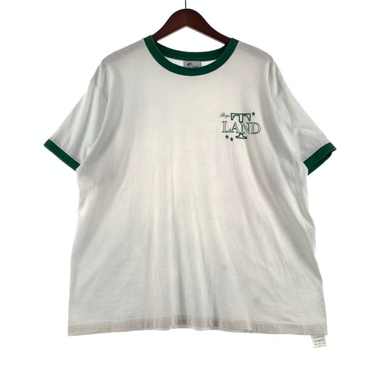 【中古品】【メンズ】 BOYS IN TOYLAND ボーイズイントイランド S/S RINGER NECK T-SHIRT BIT-23FW-101-WHT ショートスリーブ リンガーネック Tシャツ 半袖 トップス 145-260703-yo-01-tei サイズ：XL カラー：ホワイト 万代Net店