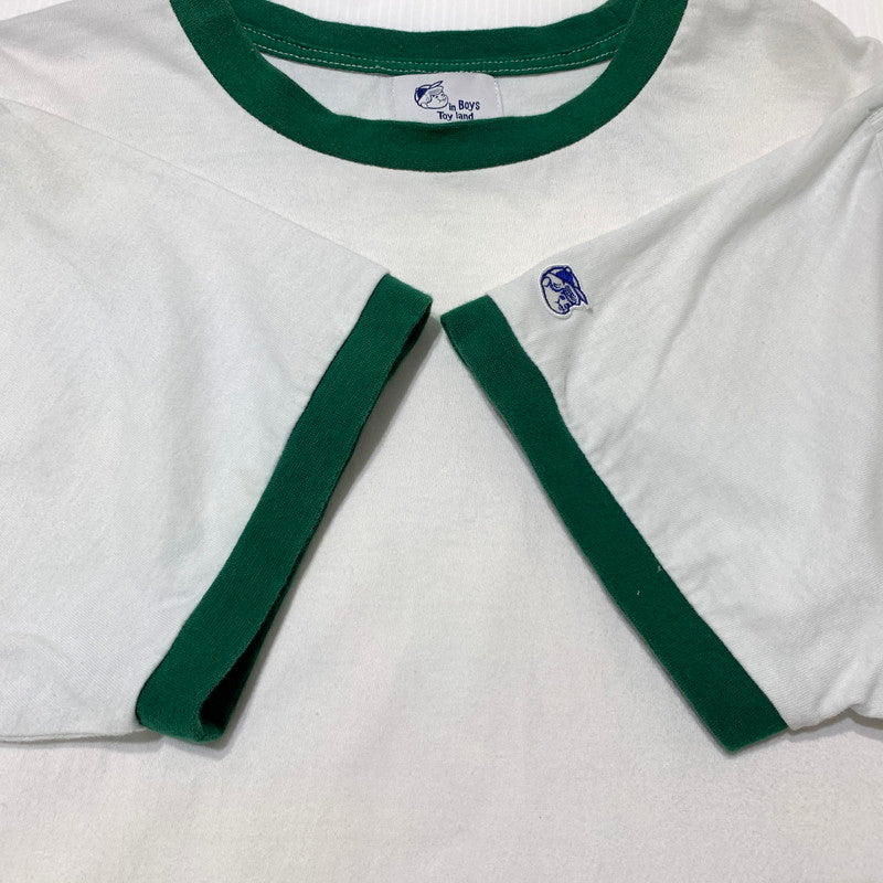 【中古品】【メンズ】 BOYS IN TOYLAND ボーイズイントイランド S/S RINGER NECK T-SHIRT BIT-23FW-101-WHT ショートスリーブ リンガーネック Tシャツ 半袖 トップス 145-260703-yo-01-tei サイズ：XL カラー：ホワイト 万代Net店