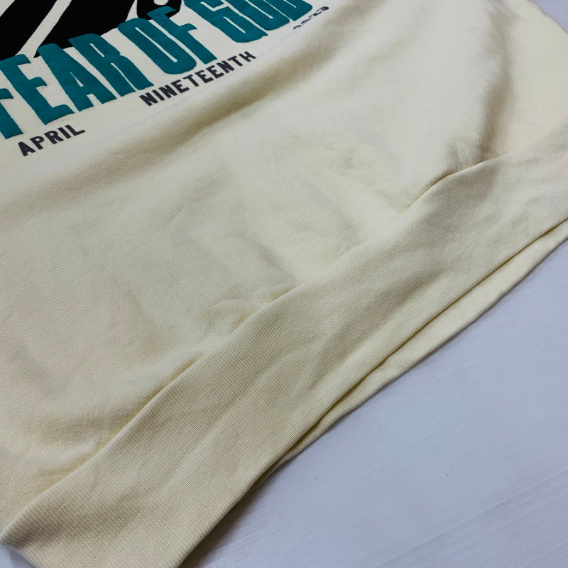 【中古品】【メンズ】 FOG ESSENTIALS フィアオブゴッド エッセンシャルズ × RRR トリプルアール 別注 コラボ MOUNTAIN HOODIE マウンテン フーディ トップス プルオーバーパーカー 142-260530-ko-06-tei サイズ：1 カラー：イエロー 万代Net店