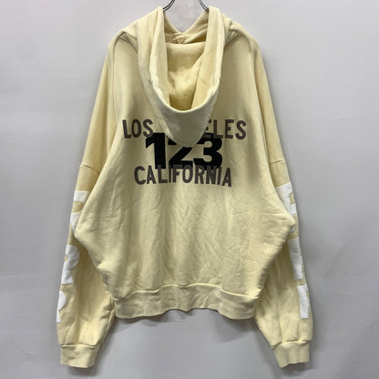 【中古品】【メンズ】 FOG ESSENTIALS フィアオブゴッド エッセンシャルズ × RRR トリプルアール 別注 コラボ MOUNTAIN HOODIE マウンテン フーディ トップス プルオーバーパーカー 142-260530-ko-06-tei サイズ：1 カラー：イエロー 万代Net店