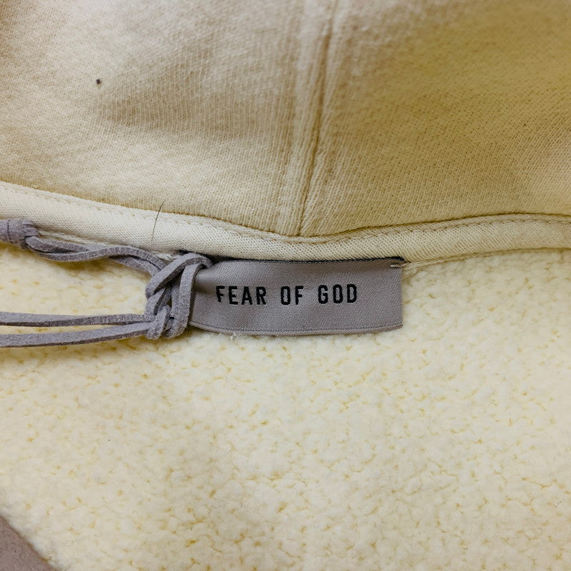 【中古品】【メンズ】 FOG ESSENTIALS フィアオブゴッド エッセンシャルズ × RRR トリプルアール 別注 コラボ MOUNTAIN HOODIE マウンテン フーディ トップス プルオーバーパーカー 142-260530-ko-06-tei サイズ：1 カラー：イエロー 万代Net店