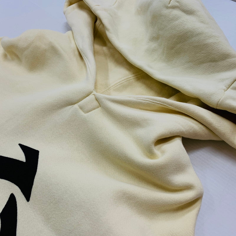 【中古品】【メンズ】 FOG ESSENTIALS フィアオブゴッド エッセンシャルズ × RRR トリプルアール 別注 コラボ MOUNTAIN HOODIE マウンテン フーディ トップス プルオーバーパーカー 142-260530-ko-06-tei サイズ：1 カラー：イエロー 万代Net店