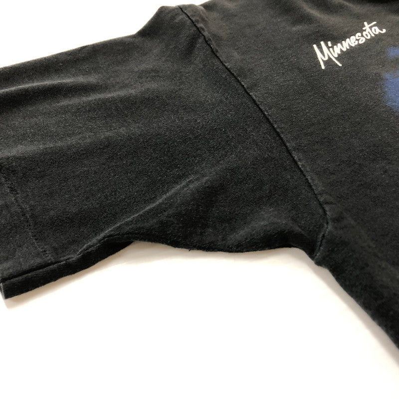 【中古品】【メンズ】 FRUIT OF THE LOOM フルーツ オブ ザ ルーム 90's NATIVE INDIAN PRINT TEE ネイティブ インディアン プリント Ｔシャツ 半袖 トップス 145-260711-sa-04-tei サイズ：L カラー：ブラック 万代Net店