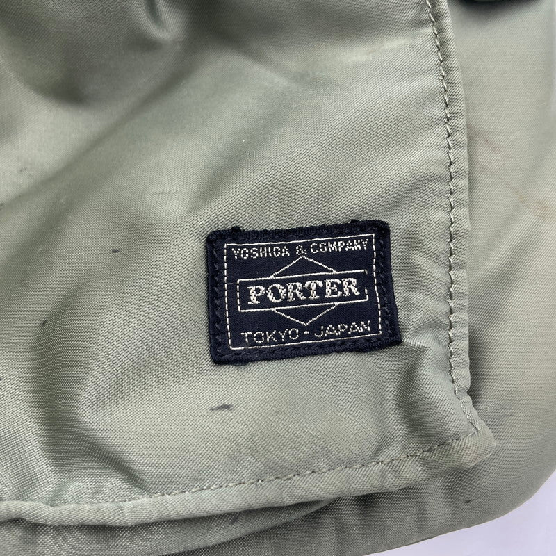 【中古品】【メンズ/レディース】 PORTER ポーター TANKER BACKPACK タンカー バックパック カバン 188-260614-sa-11-tei カラー：カーキ 万代Net店