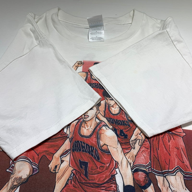【現状渡し品】【メンズ】 GILDAN ギルダン SLUMDANK S/S TEE スラムダンク ショートスリーブ Tシャツ 半袖 トップス 147-260531-ko-19-tei サイズ：L カラー：ホワイト 万代Net店