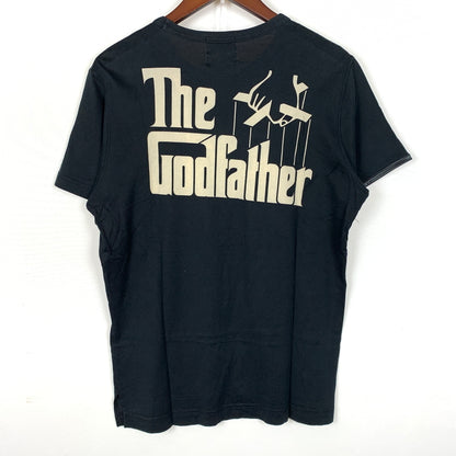 【中古品】【メンズ】 THEATER8 シアターエイト × THE GODFATHER ゴッドファーザー 別注コラボ MOVIE TEE ムービー Tシャツ 半袖 トップス 145-260806-yo-01-tei サイズ：表記なし カラー：ブラック 万代Net店