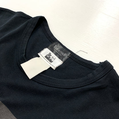 【中古品】【メンズ】 THEATER8 シアターエイト × THE GODFATHER ゴッドファーザー 別注コラボ MOVIE TEE ムービー Tシャツ 半袖 トップス 145-260806-yo-01-tei サイズ：表記なし カラー：ブラック 万代Net店