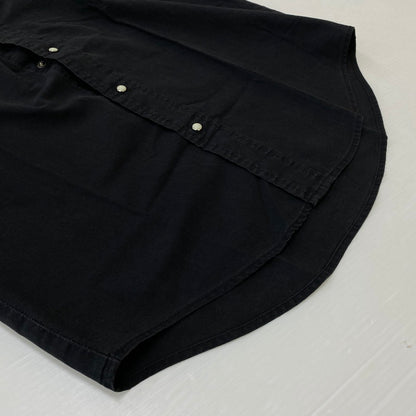 【中古品】【メンズ】 USED ユーズド WESTERN L/S SHIRT ウエスタン ロングスリーブ シャツ 長袖トップス 145-260716-ss-05-tei サイズ：M カラー：ブラック 万代Net店