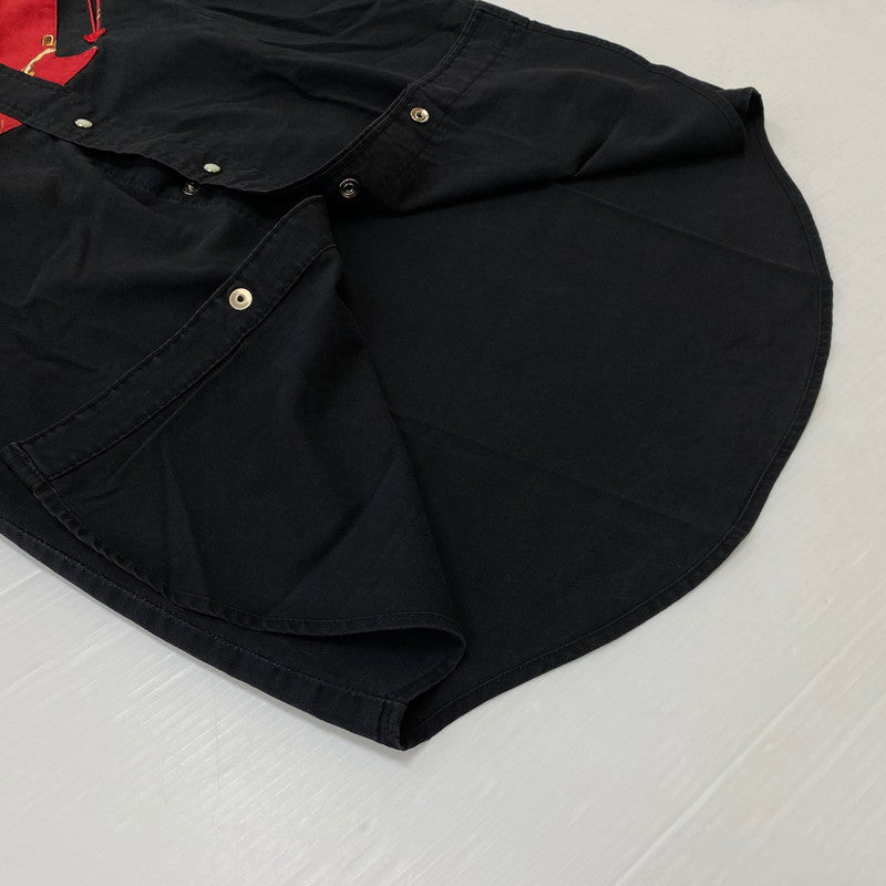 【中古品】【メンズ】 USED ユーズド WESTERN L/S SHIRT ウエスタン ロングスリーブ シャツ 長袖トップス 145-260716-ss-05-tei サイズ：M カラー：ブラック 万代Net店