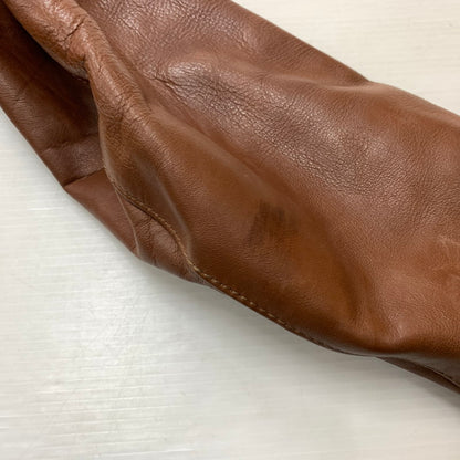 【中古品】【メンズ】 VANSON バンソン A-2 FLIGHT JACKET 6158 フライトジャケット ライトアウター レザージャケット ミリタリー 145-260531-ko-06-tei サイズ：36 カラー：ブラウン 万代Net店