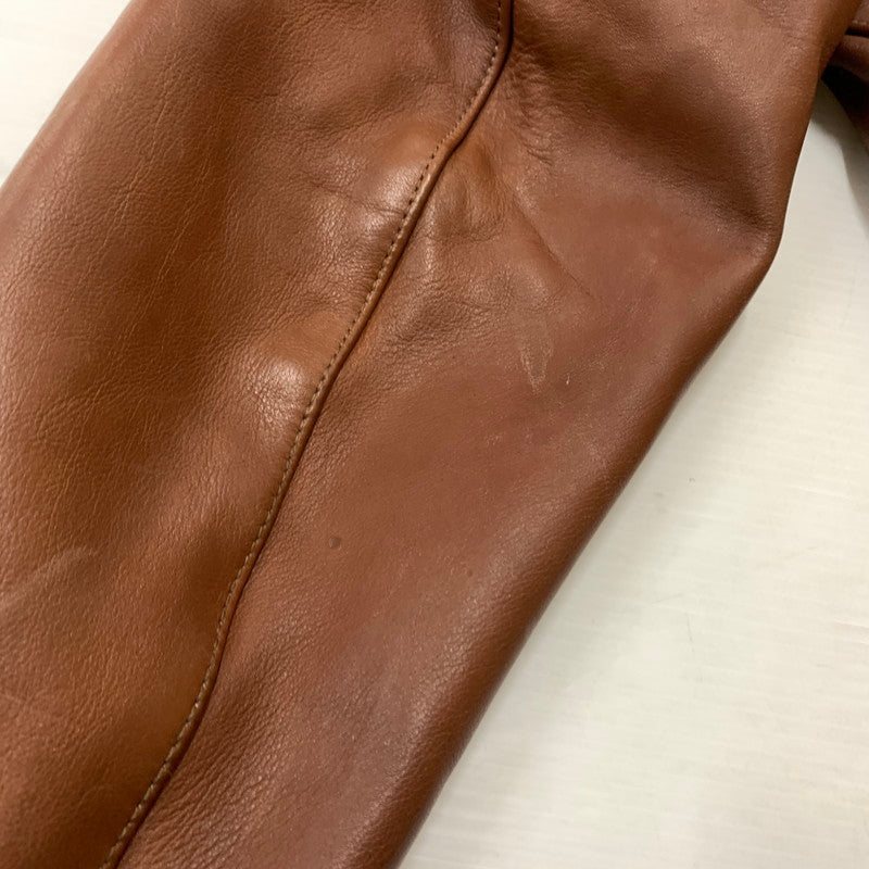 【中古品】【メンズ】 VANSON バンソン A-2 FLIGHT JACKET 6158 フライトジャケット ライトアウター レザージャケット ミリタリー 145-260531-ko-06-tei サイズ：36 カラー：ブラウン 万代Net店