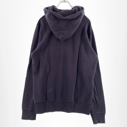 【中古品】【メンズ】 HYSTERIC GLAMOUR ヒステリックグラマー WOODPECKER PRINT HOODIE 0243CF15 ウッドペッカー プリント フーディ 長袖 トップス プルオーバーパーカー 140-260615-yo-10-tei サイズ：M カラー：ネイビー 万代Net店