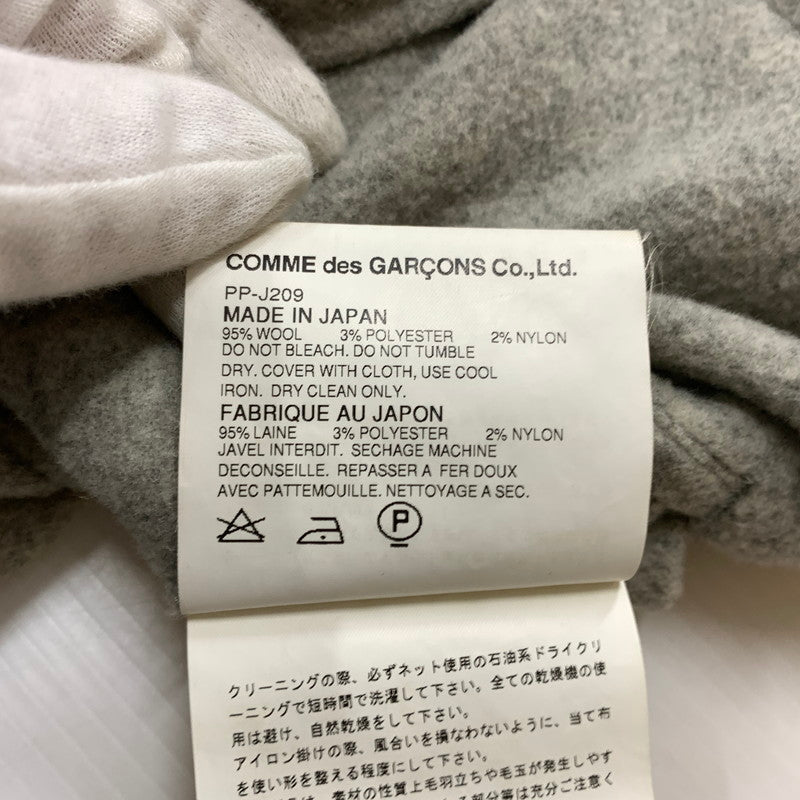 【中古品】【メンズ】 COMME DES GARCONS HOMME PLUS コムデギャルソンオムプリュス WOOL TAILORED JACKET PP-J209 ウール テーラード ジャケット ライトアウター 140-260531-ko-07-tei サイズ：S カラー：グレー 万代Net店