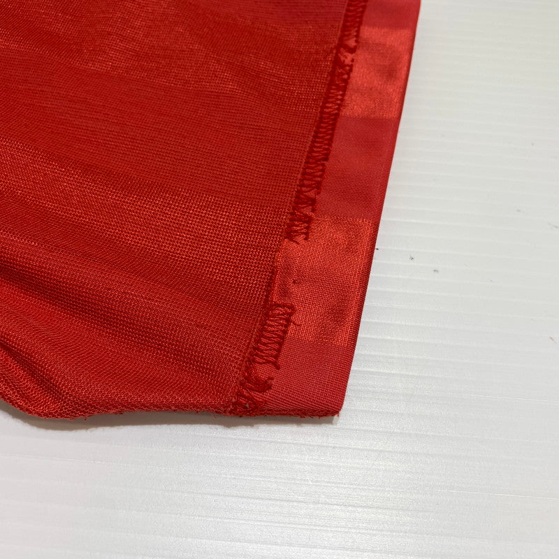 【現状渡し品】【メンズ】 COMME des Garcons コムデギャルソン DOCKING SOCCER TEE W12801 ドッキング サッカー Tシャツ 半袖 トップス 140-260531-ko-20-tei サイズ：M カラー：レッド 万代Net店