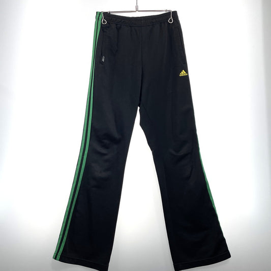 【中古品】【メンズ】 ADIDAS アディダス 00's 3STRIPE TRACK PANTS JD2016 2000年代 スリーストライプ トラックパンツ ボトムス 159-260826-yo-03-teih サイズ：L カラー：ブラック/グリーン 万代Net店
