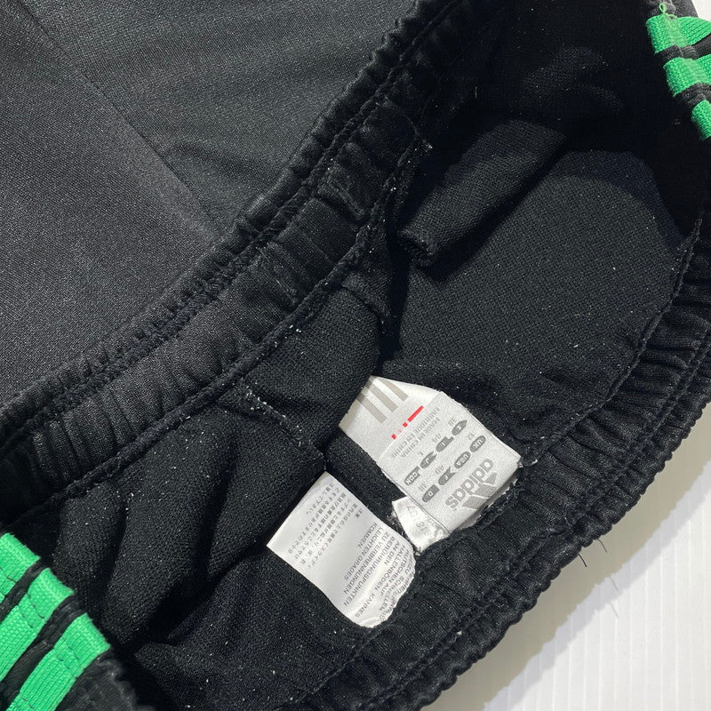 【中古品】【メンズ】 ADIDAS アディダス 00's 3STRIPE TRACK PANTS JD2016 2000年代 スリーストライプ トラックパンツ ボトムス 159-260826-yo-03-teih サイズ：L カラー：ブラック/グリーン 万代Net店