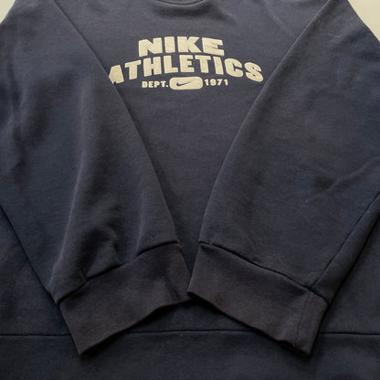 【中古品】【メンズ】 NIKE ナイキ 90's SWEAT SHIRT 90年代 スウェット シャツ 長袖 トップス 148-260801-sa-12-tei サイズ：M カラー：ネイビー 万代Net店