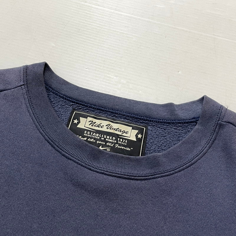 【中古品】【メンズ】 NIKE ナイキ 90's SWEAT SHIRT 90年代 スウェット シャツ 長袖 トップス 148-260801-sa-12-tei サイズ：M カラー：ネイビー 万代Net店