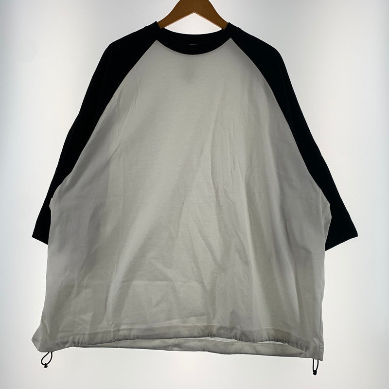 【中古品】【メンズ】 is-ness イズネス BALLOON RAGLAN SLEEVE T-SHIRT バルーン ラグラン スリーブ Tシャツ 長袖 トップス 140-260531-ko-21-tei サイズ：L カラー：ブラック 万代Net店