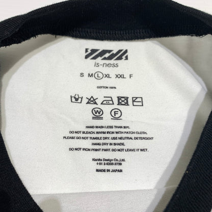 【中古品】【メンズ】 is-ness イズネス BALLOON RAGLAN SLEEVE T-SHIRT バルーン ラグラン スリーブ Tシャツ 長袖 トップス 140-260531-ko-21-tei サイズ：L カラー：ブラック 万代Net店