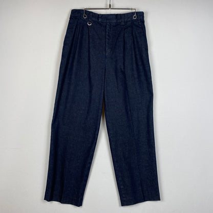 【中古品】【メンズ】 SOPHNET. ソフネット 2TUCK WIDE PANTS SOPH-222033 2タック ワイドパンツ ボトムス 153-260530-yo-04-tei サイズ：L カラー：インディゴ 万代Net店