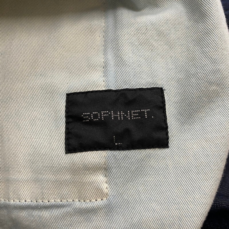 【中古品】【メンズ】 SOPHNET. ソフネット 2TUCK WIDE PANTS SOPH-222033 2タック ワイドパンツ ボトムス 153-260530-yo-04-tei サイズ：L カラー：インディゴ 万代Net店