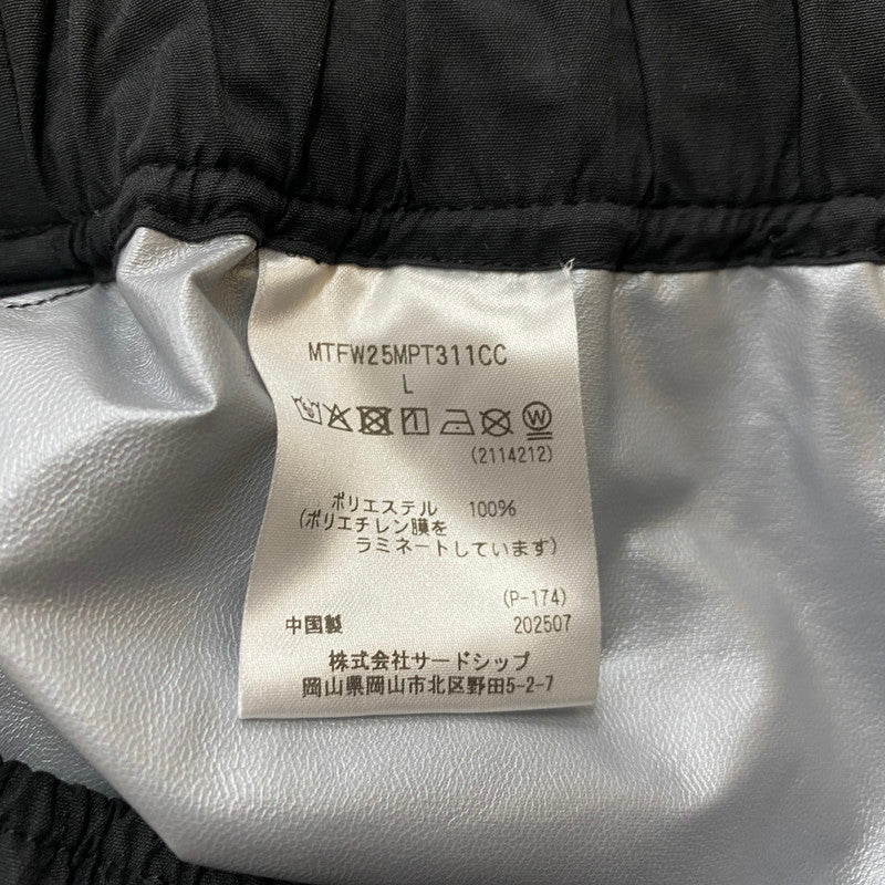 【中古品】【メンズ】 CITY COUNTRY CITY シティーカントリーシティー × MARMOT マーモット 別注 コラボ MMWCCC PANTS WINDSTOPPE MTFW25MPT311CC ウィンドストップ パンツ ボトムス 151-260530-yo-12-fuzh サイズ：L カラー：ブラック 万代Net店