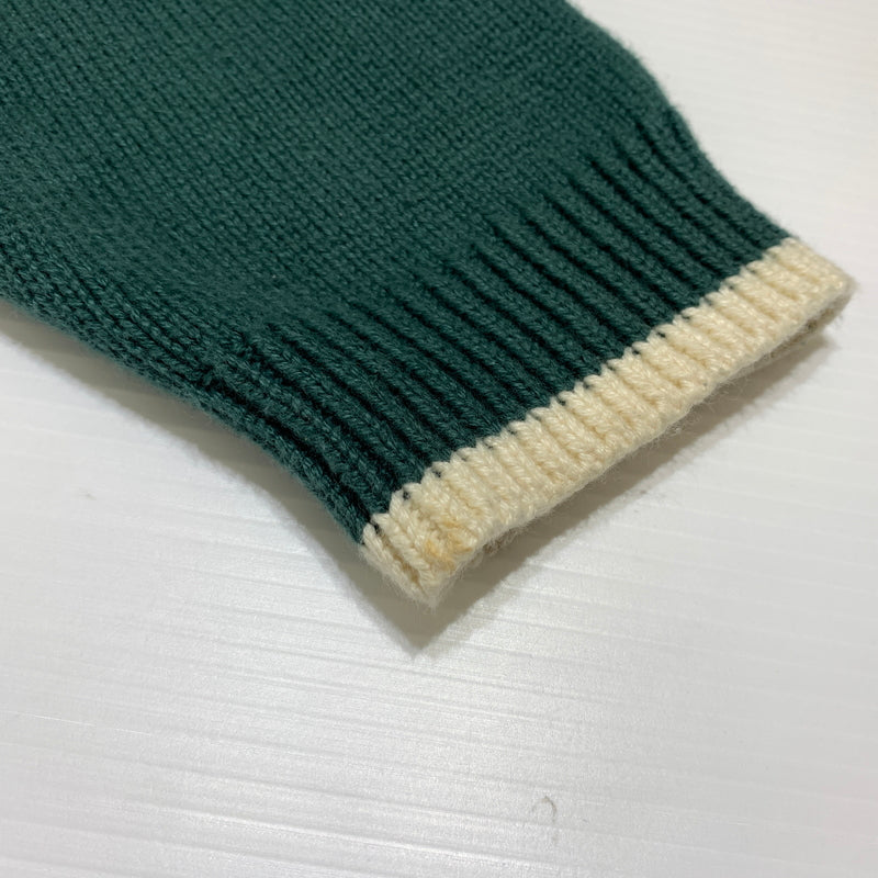 【中古品】【メンズ】 Anachronorm アナクロノーム INTIAL DRIVERS KNIT イニシャル ドライバーズ ニット ライトアウター フルジップジャケット 140-260720-ko-20-tei サイズ：3 カラー：グリーン 万代Net店