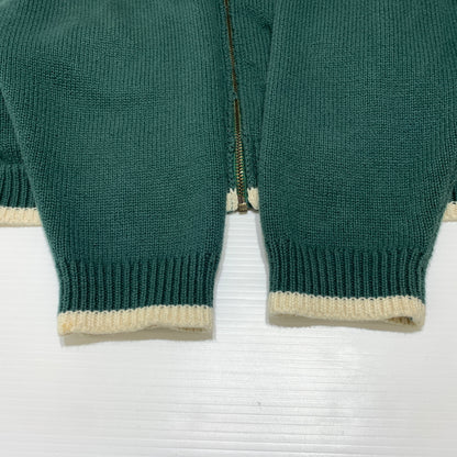 【中古品】【メンズ】 Anachronorm アナクロノーム INTIAL DRIVERS KNIT イニシャル ドライバーズ ニット ライトアウター フルジップジャケット 140-260720-ko-20-tei サイズ：3 カラー：グリーン 万代Net店