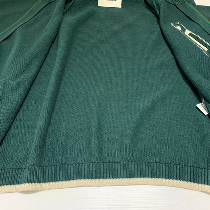 【中古品】【メンズ】 Anachronorm アナクロノーム INTIAL DRIVERS KNIT イニシャル ドライバーズ ニット ライトアウター フルジップジャケット 140-260720-ko-20-tei サイズ：3 カラー：グリーン 万代Net店