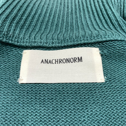 【中古品】【メンズ】 Anachronorm アナクロノーム INTIAL DRIVERS KNIT イニシャル ドライバーズ ニット ライトアウター フルジップジャケット 140-260720-ko-20-tei サイズ：3 カラー：グリーン 万代Net店