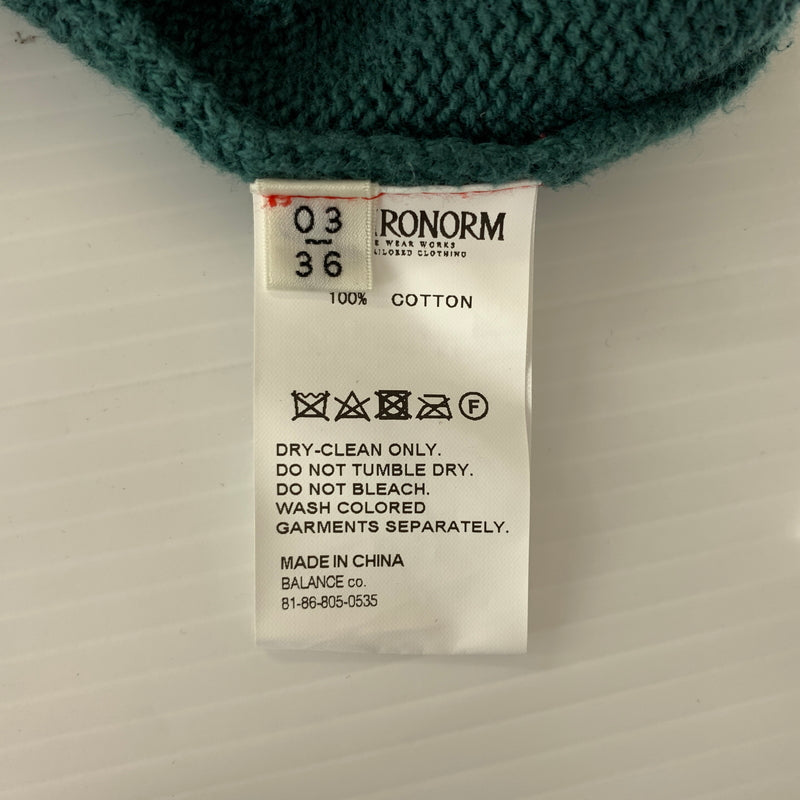 【中古品】【メンズ】 Anachronorm アナクロノーム INTIAL DRIVERS KNIT イニシャル ドライバーズ ニット ライトアウター フルジップジャケット 140-260720-ko-20-tei サイズ：3 カラー：グリーン 万代Net店