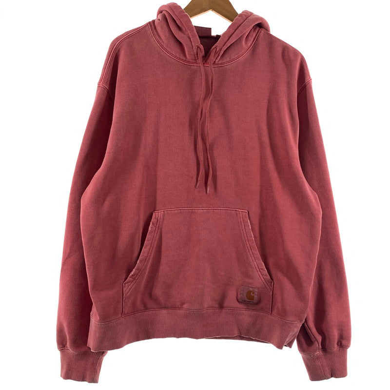 【現状渡し品】【メンズ】 Carhartt WIP カーハートワークインプログレス HOODED TORION SWEAT I036053 フーディ トリオン スウェット トップス プルオーバーパーカー 145-260531-ko-14-tei サイズ：S カラー：ピンク 万代Net店
