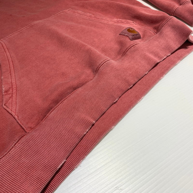 【現状渡し品】【メンズ】 Carhartt WIP カーハートワークインプログレス HOODED TORION SWEAT I036053 フーディ トリオン スウェット トップス プルオーバーパーカー 145-260531-ko-14-tei サイズ：S カラー：ピンク 万代Net店