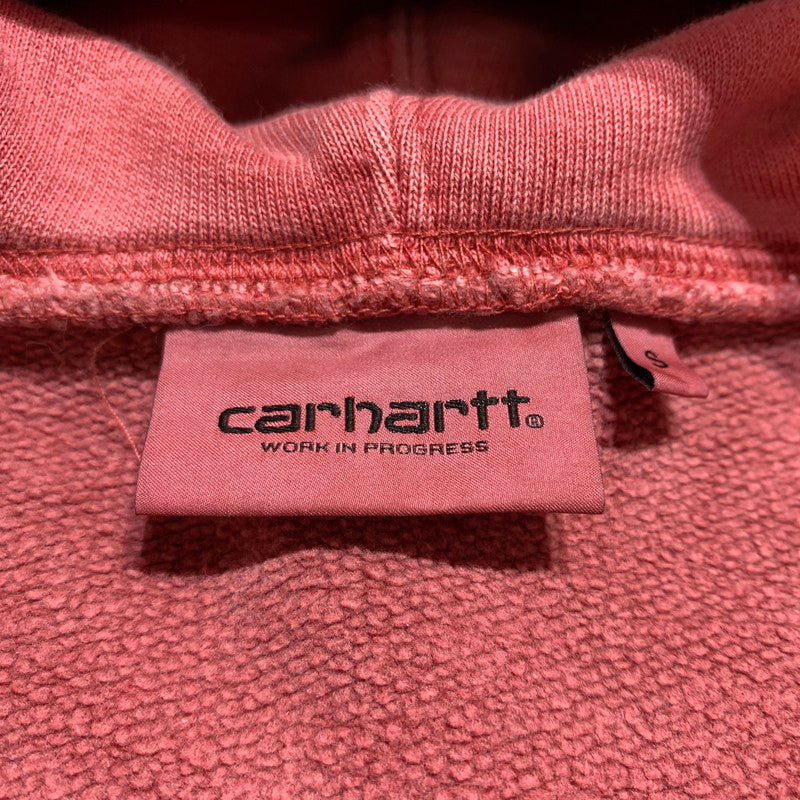 【現状渡し品】【メンズ】 Carhartt WIP カーハートワークインプログレス HOODED TORION SWEAT I036053 フーディ トリオン スウェット トップス プルオーバーパーカー 145-260531-ko-14-tei サイズ：S カラー：ピンク 万代Net店