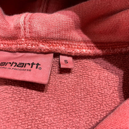 【現状渡し品】【メンズ】 Carhartt WIP カーハートワークインプログレス HOODED TORION SWEAT I036053 フーディ トリオン スウェット トップス プルオーバーパーカー 145-260531-ko-14-tei サイズ：S カラー：ピンク 万代Net店