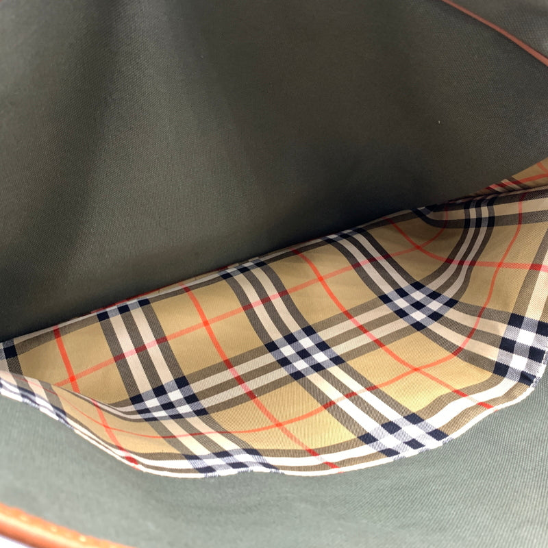 【中古品】【メンズ】 Burberrys バーバリーズ 2WAY BOSTON BAG ボストンバッグ カバン ショルダーバッグ 188-260723-ko-01-tei カラー：カーキ系 万代Net店