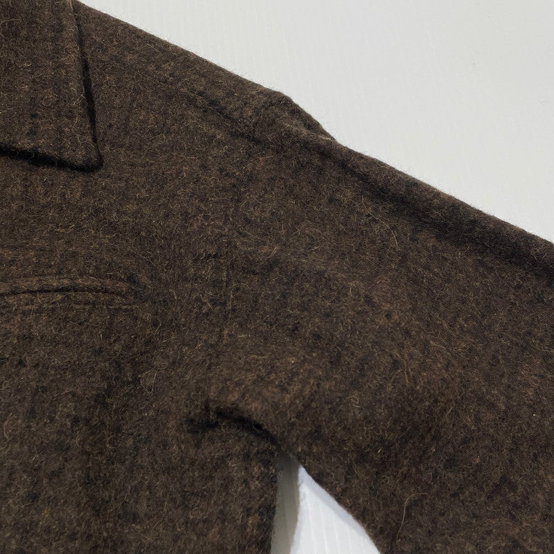 【中古品】【メンズ】 WESTRIDE ウエストライド WOOL SHIRT JACKET ウール シャツ ジャケット アウター 145-260807-sa-14-tei サイズ：S カラー：ブラウン 万代Net店