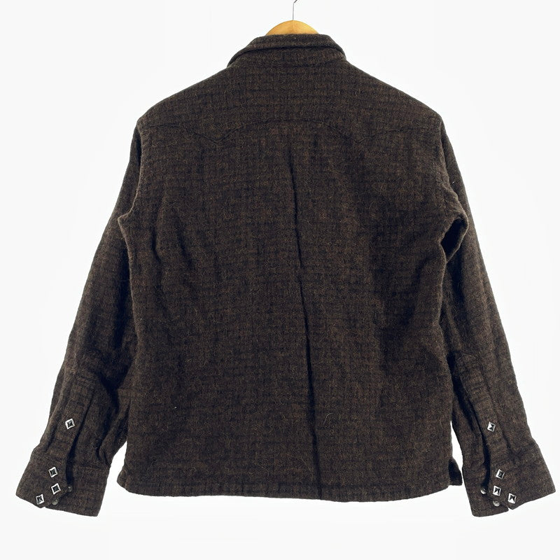 【中古品】【メンズ】 WESTRIDE ウエストライド WOOL SHIRT JACKET ウール シャツ ジャケット アウター 145-260807-sa-14-tei サイズ：S カラー：ブラウン 万代Net店