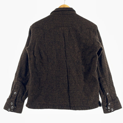 【中古品】【メンズ】 WESTRIDE ウエストライド WOOL SHIRT JACKET ウール シャツ ジャケット アウター 145-260807-sa-14-tei サイズ：S カラー：ブラウン 万代Net店