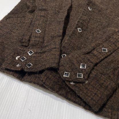 【中古品】【メンズ】 WESTRIDE ウエストライド WOOL SHIRT JACKET ウール シャツ ジャケット アウター 145-260807-sa-14-tei サイズ：S カラー：ブラウン 万代Net店