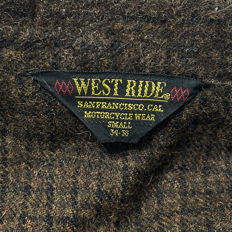 【中古品】【メンズ】 WESTRIDE ウエストライド WOOL SHIRT JACKET ウール シャツ ジャケット アウター 145-260807-sa-14-tei サイズ：S カラー：ブラウン 万代Net店