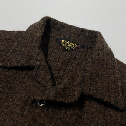 【中古品】【メンズ】 WESTRIDE ウエストライド WOOL SHIRT JACKET ウール シャツ ジャケット アウター 145-260807-sa-14-tei サイズ：S カラー：ブラウン 万代Net店