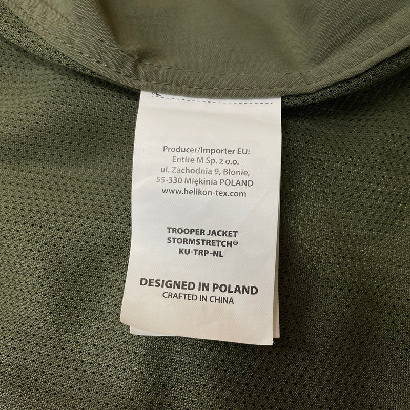 【中古品】【メンズ】 HELIKON-TEX ヘリコンテックス TROOPER STORMSTRETCH JACKET KU-TRP-NL トルーパー ストームストレッチ ジャケット ライトアウター 145-260623-yo-06-tei サイズ：EU:XS カラー：オリーブグリーン 万代Net店
