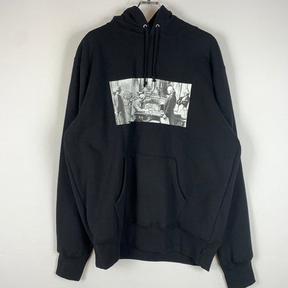 【中古品】【メンズ】 Supreme シュプリーム MIKE KELLEY FRANKLIN HOODED SWEATSHIRT マイク ケリー フランクリン フーデッド スウェットシャツ トップス プルオーバーパーカー 149-260602-ko-17-tei サイズ：L カラー：ブラック 万代Net店